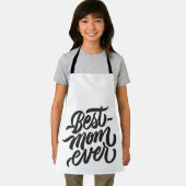 Best mam Ever Black and White Script Typography Schort (Insitu)