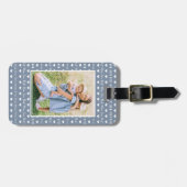 Best mam Ever Blue Photo Moederdag Bagagelabel (Voorkant horizontaal)