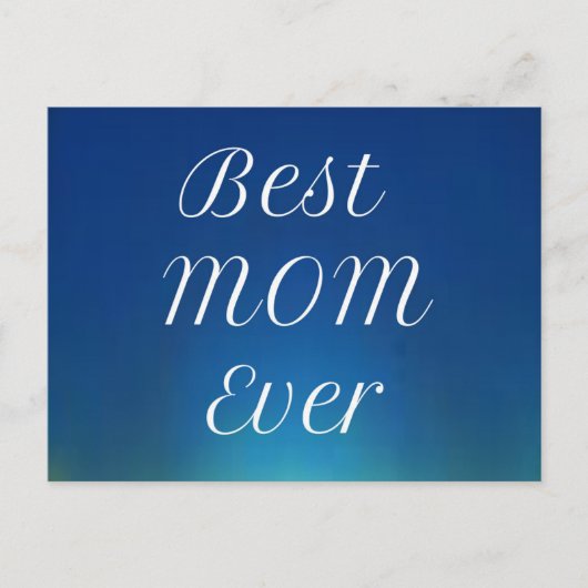 Best mam Ever briefkaart (Voorkant)