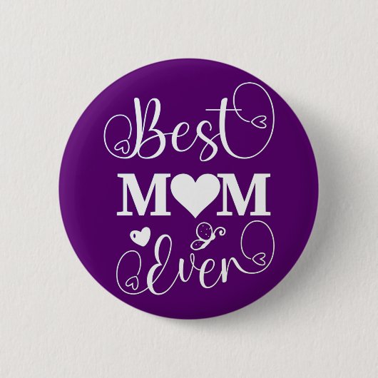 Best mam Ever Button (Voorkant)