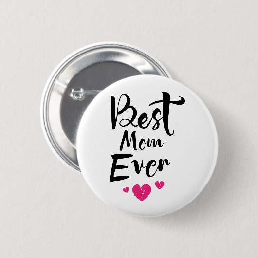 Best mam Ever Button (Voorkant /achterkant)