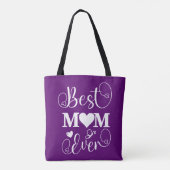 Best mam Ever Canvas tas (Achterkant)