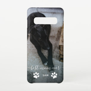 Best mam Ever Custom Dog Photo Samsung Galaxy S10 Hoesje