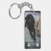 Best mam Ever Custom Dog Photo Sleutelhanger (Voorkant Links)