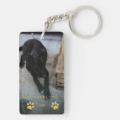 Best mam Ever Custom Dog Photo Sleutelhanger (achterkant)