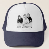Best mam Ever Custom Photo Trucker Hat Trucker Pet (Voorkant)