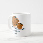 Best mam Ever Cute Blueberry Muffin Food Koffiemok (Voorkant links)