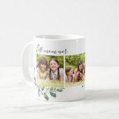 Best mam Ever Eucalyptus Photo Collage Koffiemok (Voorkant links)