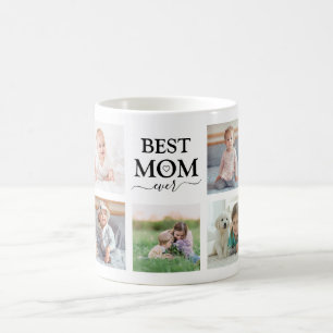 Best mam Ever Family Photo Collage Koffiemok