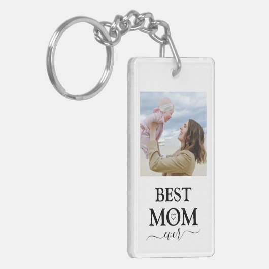Best mam Ever Family Photo Collage Sleutelhanger (Voorkant Links)