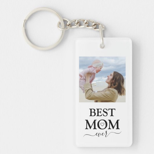 Best mam Ever Family Photo Collage Sleutelhanger (Voorkant)