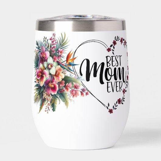 Best mam Ever Floral (Voorkant)