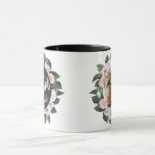 Best mam Ever Floral Foto Mok (Midden)