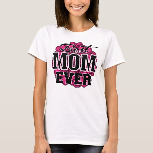 Best mam Ever Floral T-shirt (Voorkant)