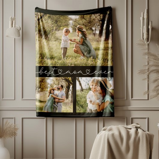 Best mam Ever Foto Fleece Deken