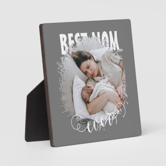 Best mam Ever Foto Fotoplaat (Voorkant)
