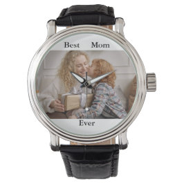 Best mam Ever Foto Horloge