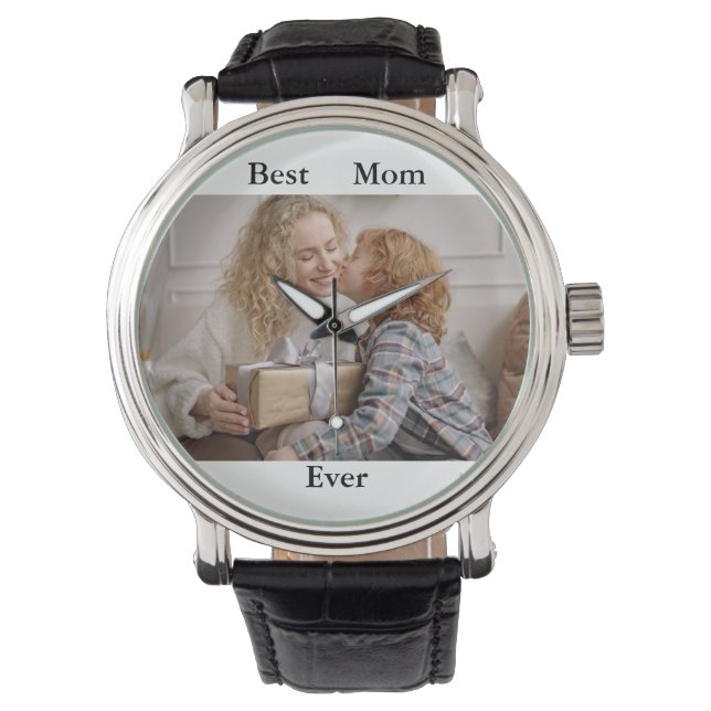 Best mam Ever Foto Horloge (Voorkant)