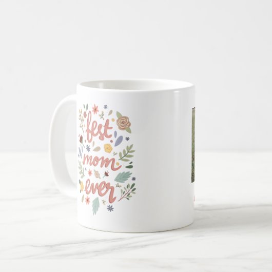 Best mam Ever Foto Koffiemok (Voorkant links)
