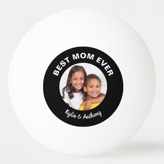 Best mam Ever Foto Pingpongbal (Achterkant)