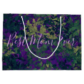 Best mam Ever Garden Floral Hand Schilderd Groot Cadeauzakje (Achterkant)