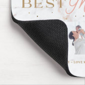 Best mam Ever Gold Glitter 8 Foto's Moederdag Muismat (Hoek)