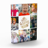 Best mam Ever Gold letterin Custom Collage Photo B Fotoblokken (Links)