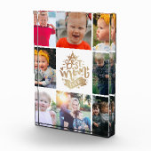 Best mam Ever Gold letterin Custom Collage Photo B Fotoblokken (Rechts)