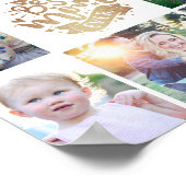 Best mam Ever Gold Photo Collage Keepomwille Poste Poster (Hoek)