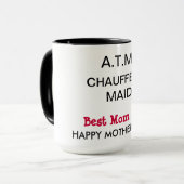 Best mam Ever Happy Moederdag Coffee Mok (Voorkant links)