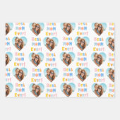 Best mam Ever Happy Moederdag Photo Inpakpapier Vel (Voorkant)