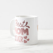 Best mam Ever Heart Foto Koffiemok (Voorkant links)