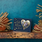 Best mam Ever Heart Moederdag Foto Fotoplaat (Zijkant)