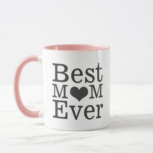 Best mam Ever Heart Mok (Links)