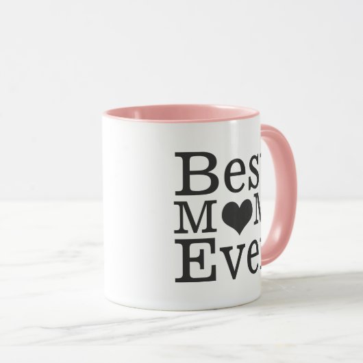 Best mam Ever Heart Mok (Voorkant rechts)
