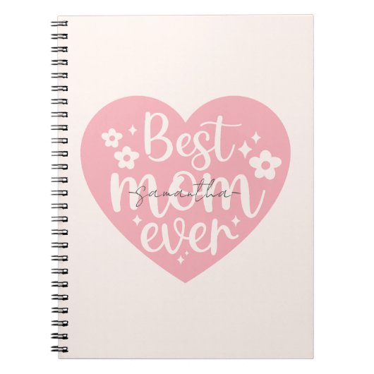 Best mam Ever Heart Notitieboek (Voorkant)