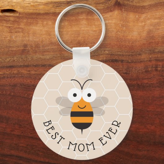 Best mam Ever Honey Bee Sleutelhanger (Voorkant)