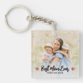 Best mam Ever Modern Foto Sleutelhanger (voorkant)
