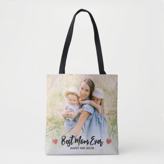 Best mam Ever Modern Foto Tote Bag (Voorkant)