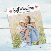 Best mam Ever Modern Photo Fleece Blanket