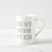 Best mam Ever Modern Typography Moederdag Gift Porselein Kop (Rechts)