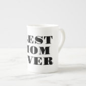 Best mam Ever Modern Typography Moederdag Gift Porselein Kop (Voorkant rechts)
