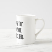 Best mam Ever Modern Typography Moederdag Gift Porselein Kop (Rechts)