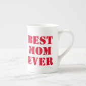 Best mam Ever Modern Typography Moederdag Gift Porselein Kop (Rechts)