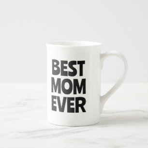 Best mam Ever Modern Typography Moederdag Gift Porselein Kop
