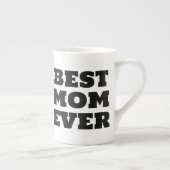 Best mam Ever Modern Typography Moederdag Gift Porselein Kop (Rechts)