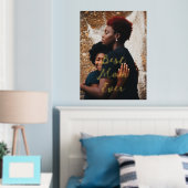 Best mam Ever Moeder Gift Foto Gepersonaliseerd Folie Afdrukken (Insitu (Slaapkamer))