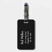 Best mam Ever Moederdag Bagagelabel (Achterkant verticaal)