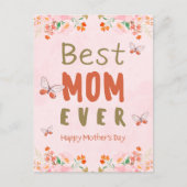 Best mam Ever Moederdag Briefkaart (Voorkant)
