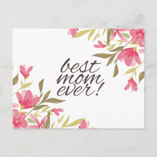 Best mam Ever Moederdag   BRIEFKAART